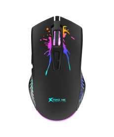 Игровая компьютерная мышь проводная XTRIKE ME GM-215 RGB Black в Днепре