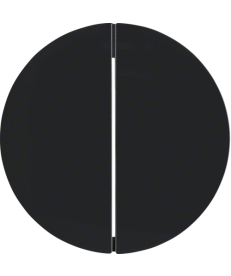 Лицевая панель Berker R.1/R.3/R.8 для двойного выключателя чёрная 16232045 в Днепре