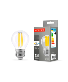 LED лампа TITANUM Filament G45 4W E27 4100K (TLFG4504274) в Днепре