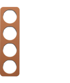 Рамка Berker R.1 четырёхместная коричневый/полярная белизна 10142369 в Днепре