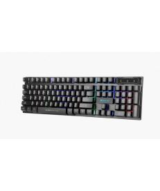 Мембранная игровая проволока клавиатура XTRIKE ME KB-280 RGB Black в Днепре
