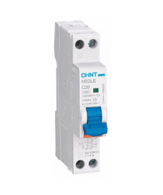 Дифференциальный автоматический выключатель Chint NB2LE 1PN 4.5kA C20 30mA AC в Днепре