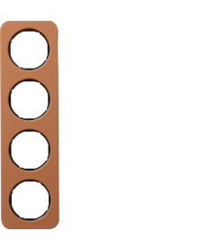 Рамка Berker R.1 четырёхместная коричневый/чёрный 10142364 в Днепре