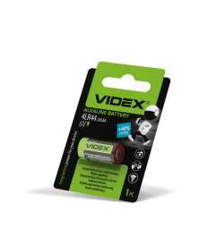 Батарейка щелочная Videx 4LR44/A544 1шт BLISTER (4LR44/A544 1B) в Днепре