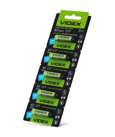 Батарейка щелочная Videx А27 5шт BLISTER CARD (А27 5pcs BC) в Днепре