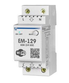 Wi-Fi лічильник Новатек-Електро ЕМ-129 з реле напруги, обмеженням потужності і струму, історія, таймер, графіки в Днепре
