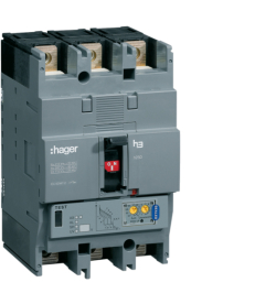 Автоматичний вимикач Hager h250, In=40А, 3п, 50kA, LSI (HNC040H) в Днепре