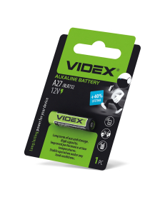 Батарейка щелочная Videx А27 1шт BLISTER CARD (А27 1B) в Днепре