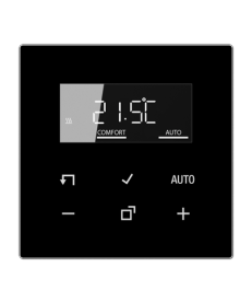 Стандартный дисплей Jung комнатного контроллера температуры черный LB LS1790DSW в Днепре