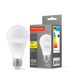LED лампа TITANUM A60 12W E27 3000K TLA6012273 в Днепре