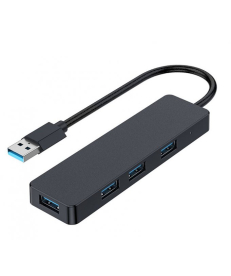 Хаб Gembird Gembird на 4 порта USB 3.0, пластик, черный UHB-U3P4-04 в Днепре