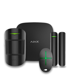 Комплект GSM сигнализации Ajax StarterKit Plus Black (25475.57.BL1) в Днепре