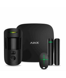 Комплект охранной сигнализации Ajax StarterKit Cam Plus Черный (25470.66.BL1) в Днепре