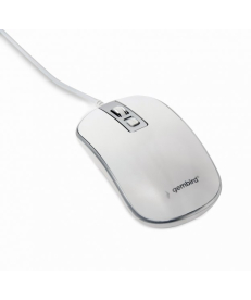 Оптическая мышь, USB интерфейс, 1600 dpi, бело-серая Gembird MUS-4B-06-WS в Днепре