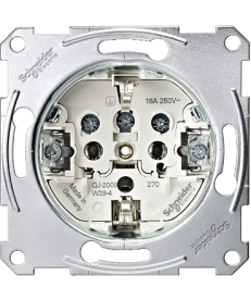 Механизм розетки Schneider Electric Merten с заземлением MTN2400-0000 в Днепре