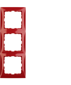 Рамка Berker S.1 трёхместная красная 10138962 в Днепре