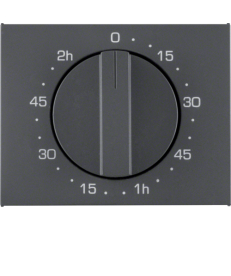 Лицевая панель Berker K.1 для механических таймеров 120 мин. антрацит 16357106 в Днепре