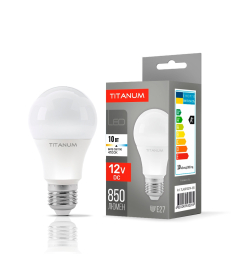 LED лампа TITANUM A60 12V 10W E27 4100K (TLA6010274-12V) в Днепре