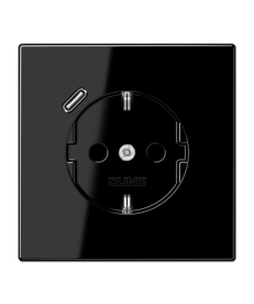 Розетка SCHUKO Jung с USB тип C черная LS1520-18CSW в Днепре