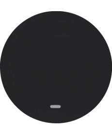 Лицевая панель Berker R.1/R.3/R.8 для выключателя с линзой чёрная 16212045 в Днепре