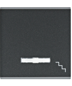 Клавиша Hager Lumina с линзой с символом &quot;Лестница&quot; черная WL6133 в Днепре