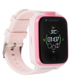 Детские умные часы AmiGo GO006 GPS 4G WIFI VIDEOCALL Pink в Днепре