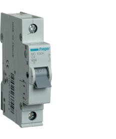 Автоматичний вимикач Hager MC104A 1P 6kA C 4A 1M в Днепре